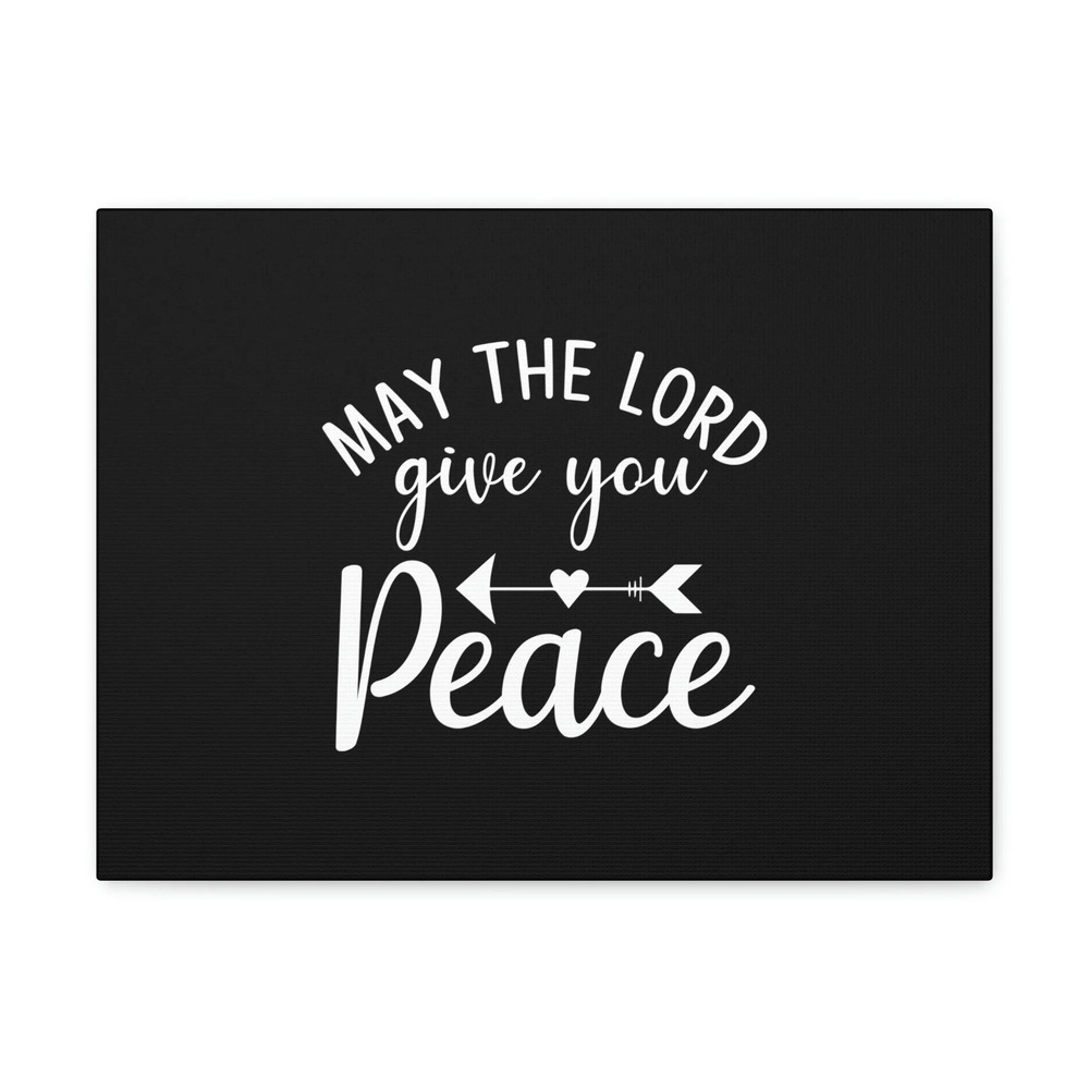 Scripture Walls John 14:27 May The Lord Give You Peace Bible Verse Canvas